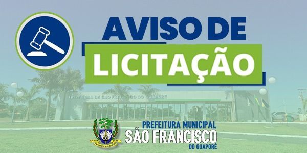 AVISO EDITAL DE LICITA&Ccedil;&Atilde;O PROCESSO 179-2026 SRP 05-2026 LOCA&Ccedil;&Atilde;O DE ESTRUTURA SANITARIA PARA EVENTOS