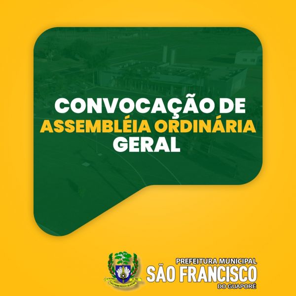 CONVOCAÇÃO PARA ASSEMBLEIA GERAL ORDINÁRIA - APAE